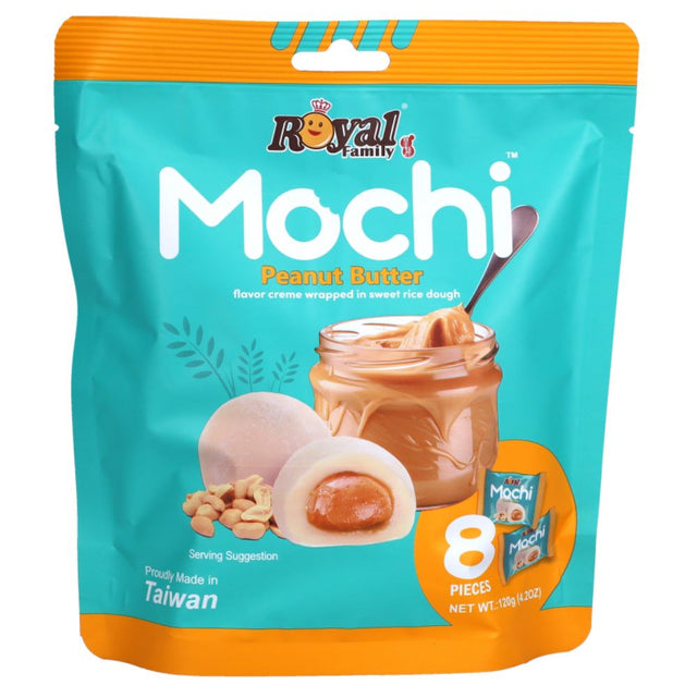 Royal Family Mochi Peanut Butter Pouch 120g TAIWAN