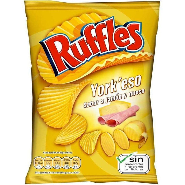 Ruffles Cheese And Ham (160g) (EU)