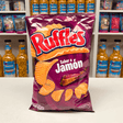 Ruffles Jamon Crisps Bag 160g Spain