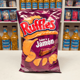 Ruffles Jamon Crisps Bag 160g Spain