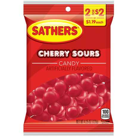 Sathers Cherry Sours (120g)