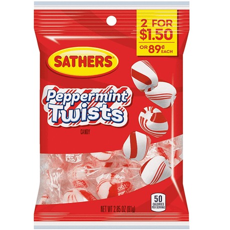 Sathers Peppermint Twists (81g)