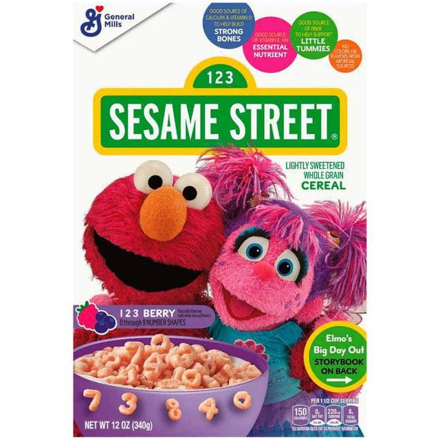 Sesame Street 123 Berry Cereal (340g) (BB Expired 21-01-22)