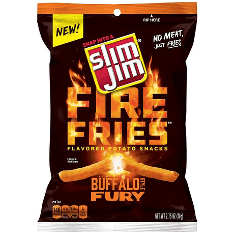 Slim Jim Fire Fries Buffalo Style Fury (78g)
