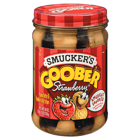 Smuckers Goober Peanut Butter and Strawberry Jelly