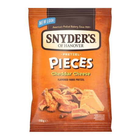 Snyders Pretzel Pieces Cheddar Cheese Bag 110g USA