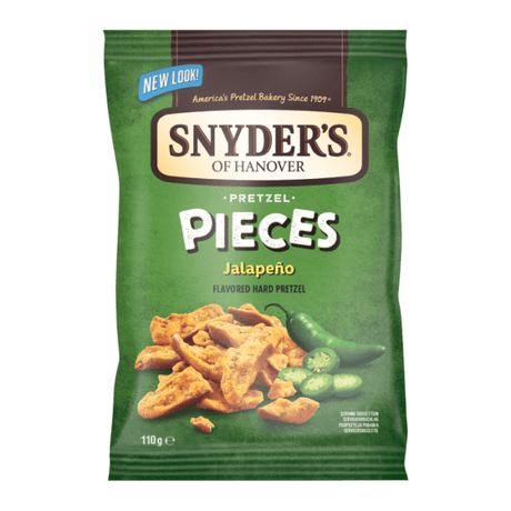 Snyders Pretzel Pieces Jalapeno Bag 110g USA
