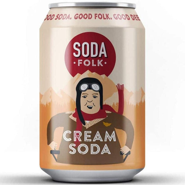 Soda Folk Cream Soda Can (330ml)