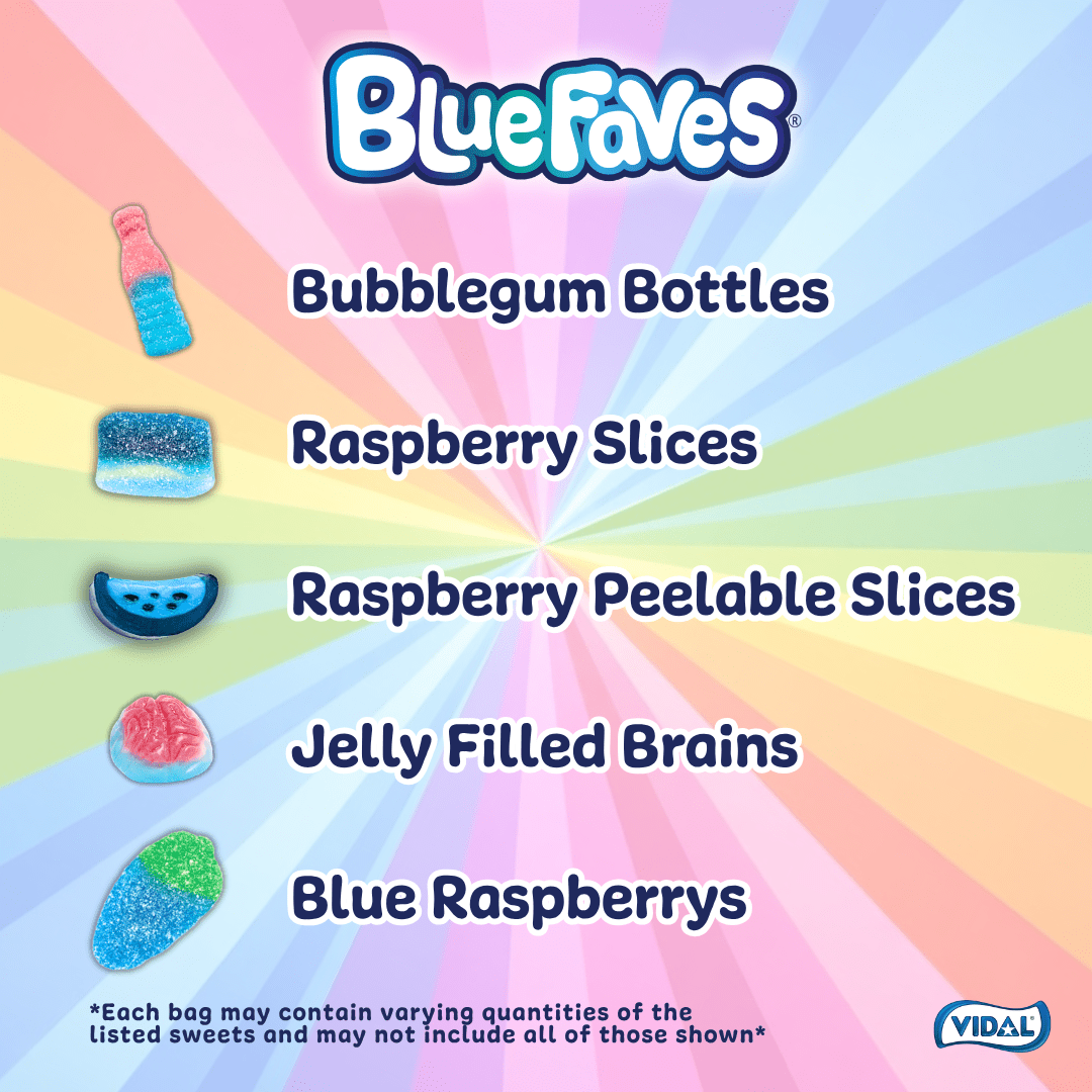 SoSweet Blue Faves 125g Peg Bag