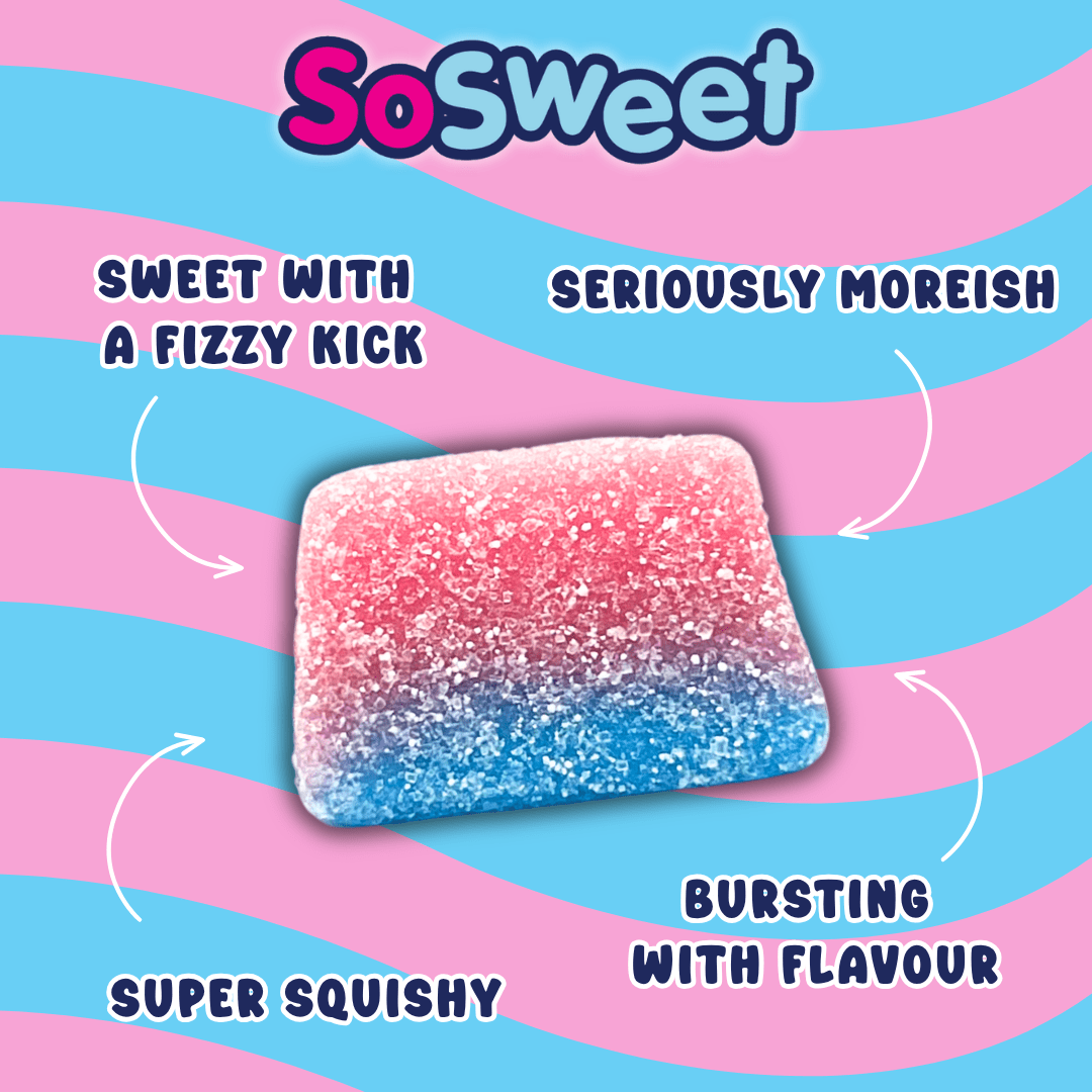 SoSweet Bubblegum Slices Bag 1kg