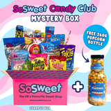 SoSweet Candy Club Mystery Box + FREE Crunchy Caramel Popcorn Bottle (Worth £7.99)