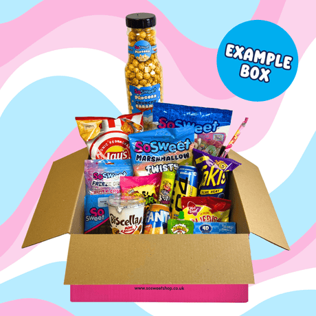 SoSweet Candy Club Mystery Box + FREE Crunchy Caramel Popcorn Bottle (Worth £7.99)