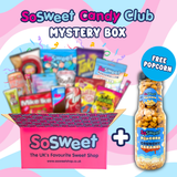 SoSweet Candy Club Mystery Box + FREE Crunchy Caramel Popcorn Bottle (Worth £7.99)