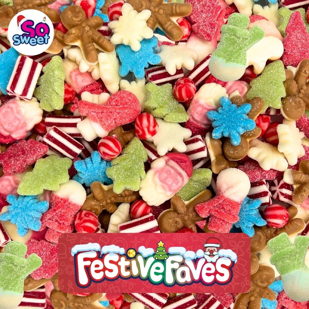 SoSweet Festive Faves Christmas Sweet Mix Bag 1kg