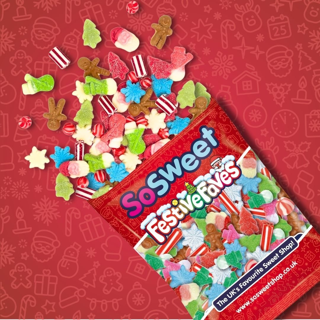 SoSweet Festive Faves Christmas Sweet Mix Bag 1kg