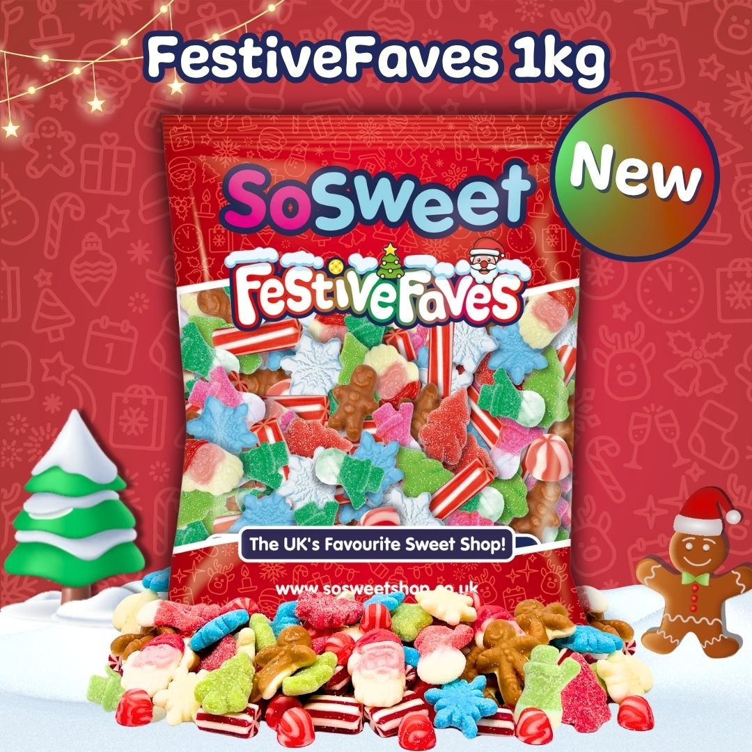 SoSweet Festive Faves Christmas Sweet Mix Bag 1kg