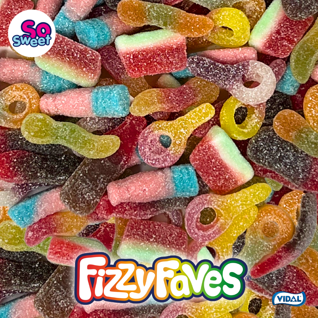 SoSweet Fizzy Faves 125g Peg Bag