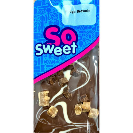 SoSweet Fudge Brownie Milk Chocolate Bar (80g)