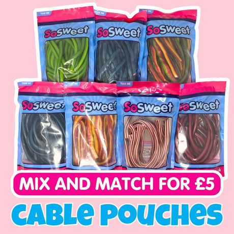 SoSweet Giant Cable Pouches (7 Pcs)