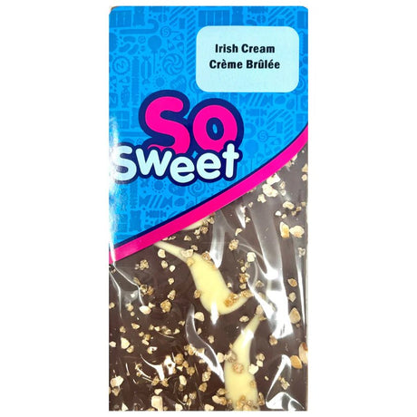 SoSweet Irish Creme Brulee Milk Chocolate Bar (80g)