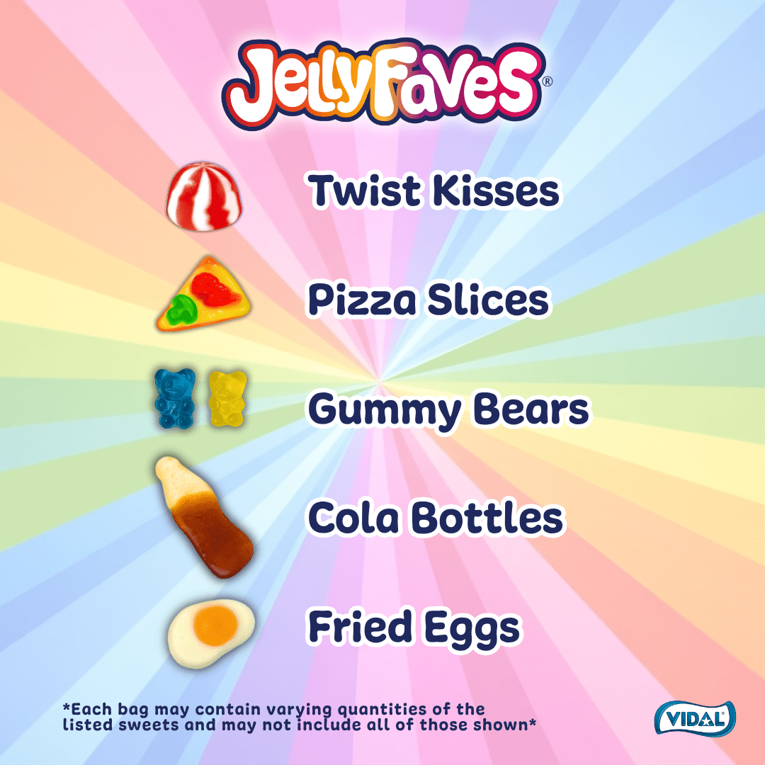 SoSweet Jelly Faves 125g Peg Bag