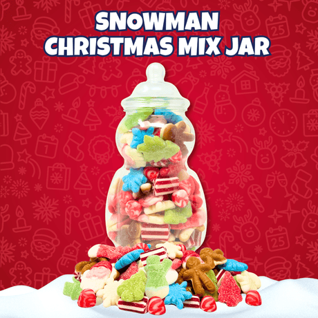 SoSweet Snowman Christmas Mix Jar 600g