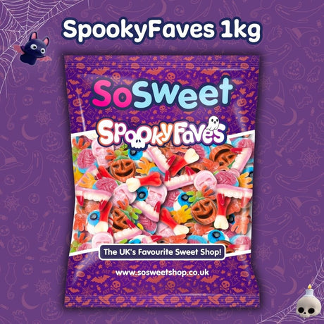 SoSweet SpookyFaves Halloween Sweet Mix Bag 1kg