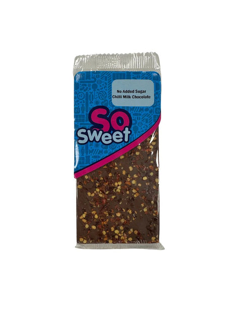 SoSweet Sugar Free Chilli Milk Chocolate Bar (80g)