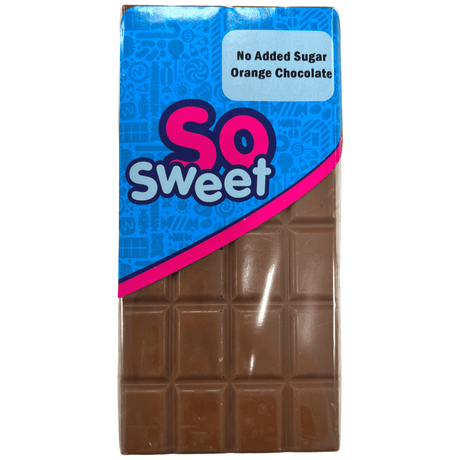 SoSweet Sugar Free Orange Milk Chocolate Bar (80g)