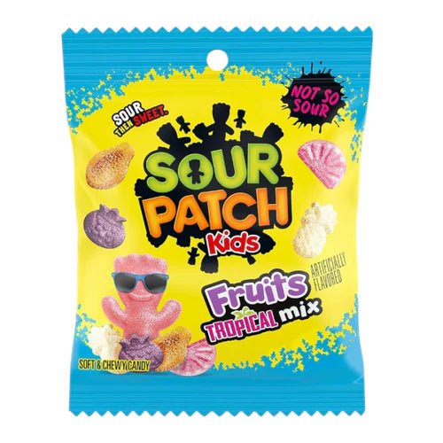 Sour Patch Kids Fruits Tropical Mix Peg Bag 206g USA