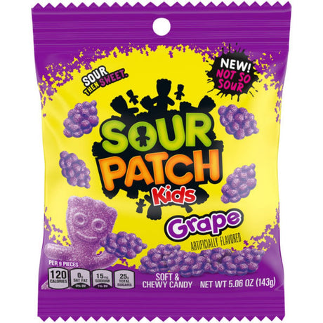 Sour Patch Kids Grape Peg Bag (143g)