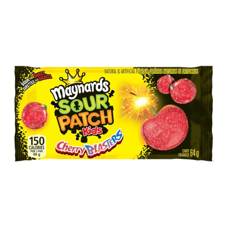Sour Patch Kids Sour Cherry Blasters Share Pouch 64g USA