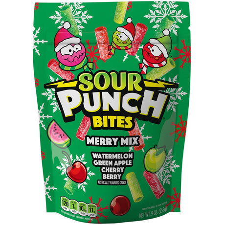 Sour Punch Bites Merry Mix (255g)