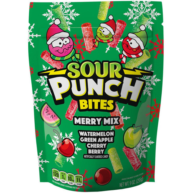 Sour Punch Bites Merry Mix (255g)