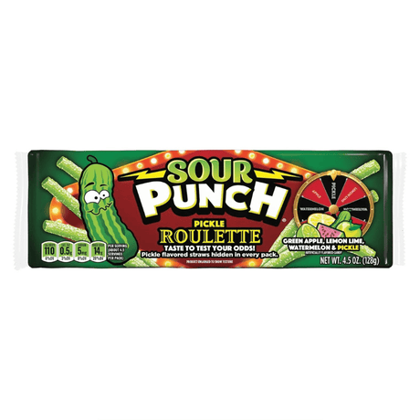 Sour Punch Pickle Roulette Tray (127g)