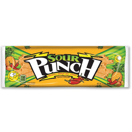 Sour Punch Straws Pineapple-Mango Chili (56g)