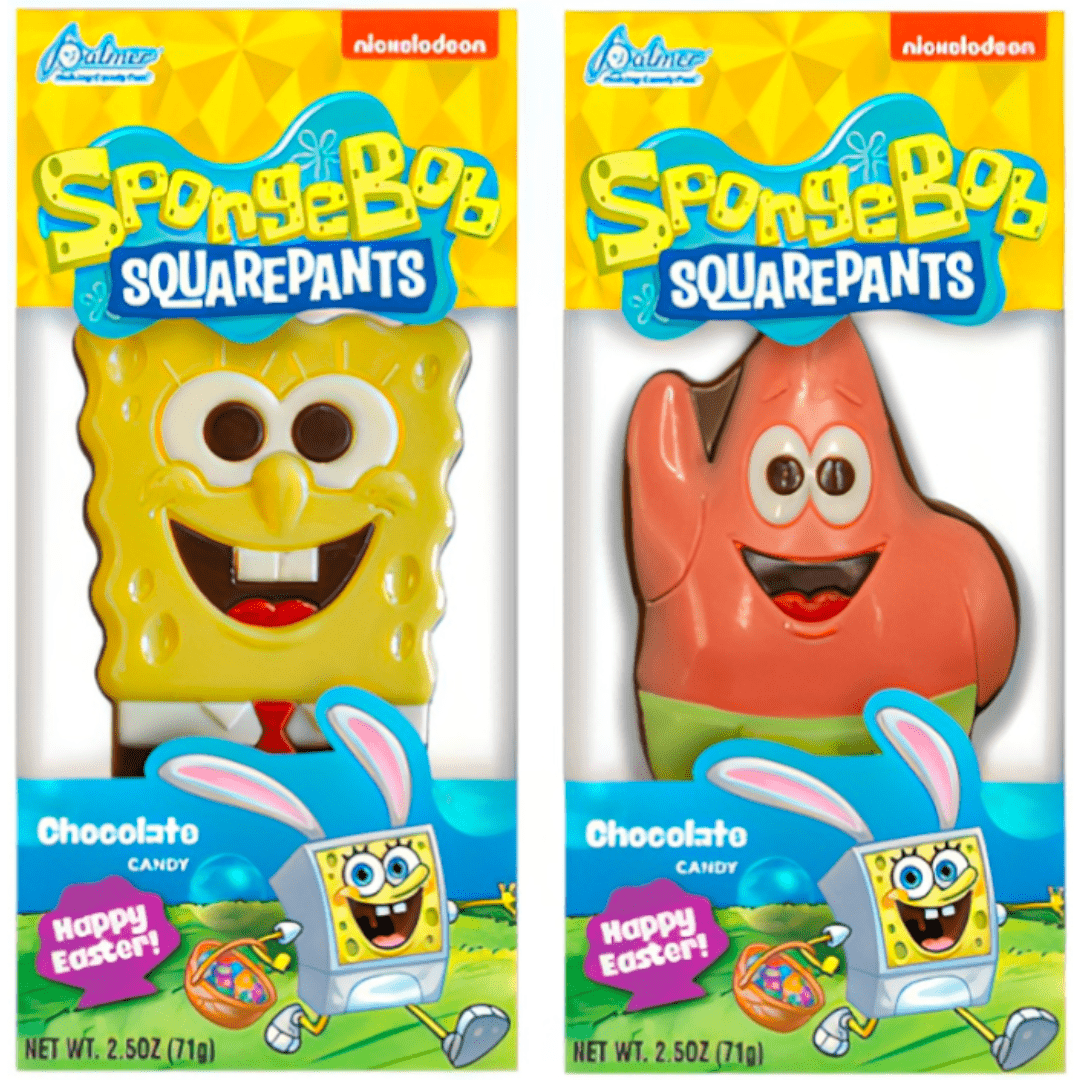 Spongebob Squarepants & Patrick Easter Chocolate Figure (71g)