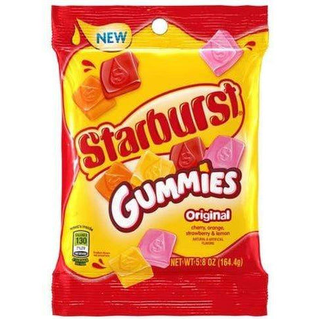 Starburst Gummies Original Peg Bag (164g)