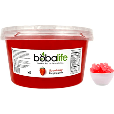 Strawberry Popping Boba (1.6kg)