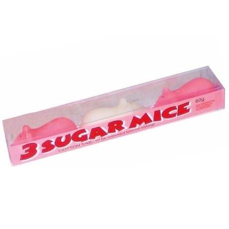 Sugar Mice Pink and White - 3 Pack (60g)