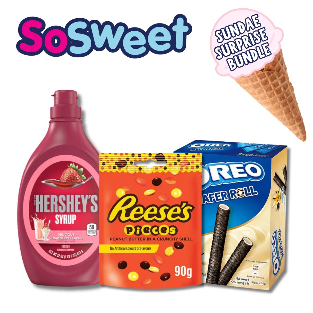 So Sundae Sundae Surprise Bundle | Decadent Dessert Toppings – SoSweet