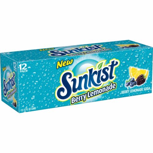 Sunkist Berry Lemonade Fridge Pack (Case of 12)