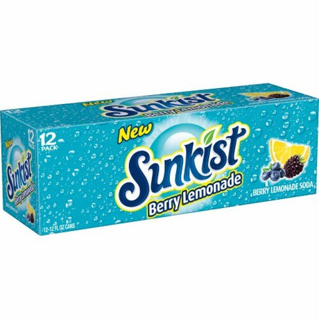 Sunkist Berry Lemonade Fridge Pack (Case of 12)