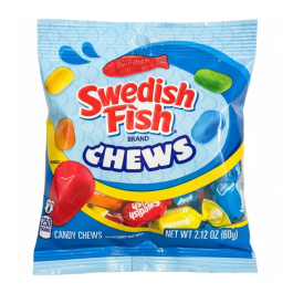 Swedish Fish Chews Peg Bag 60g