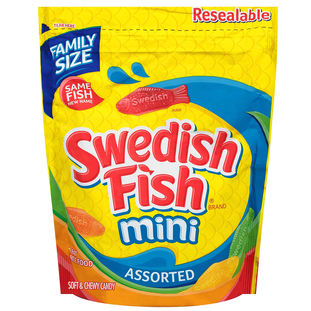 Swedish Fish Family Size Assorted Bag (816g)