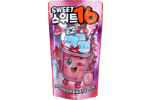 Sweet16 Pomegranate Ade Zero Sugar Pouch 200ml (KOREA)