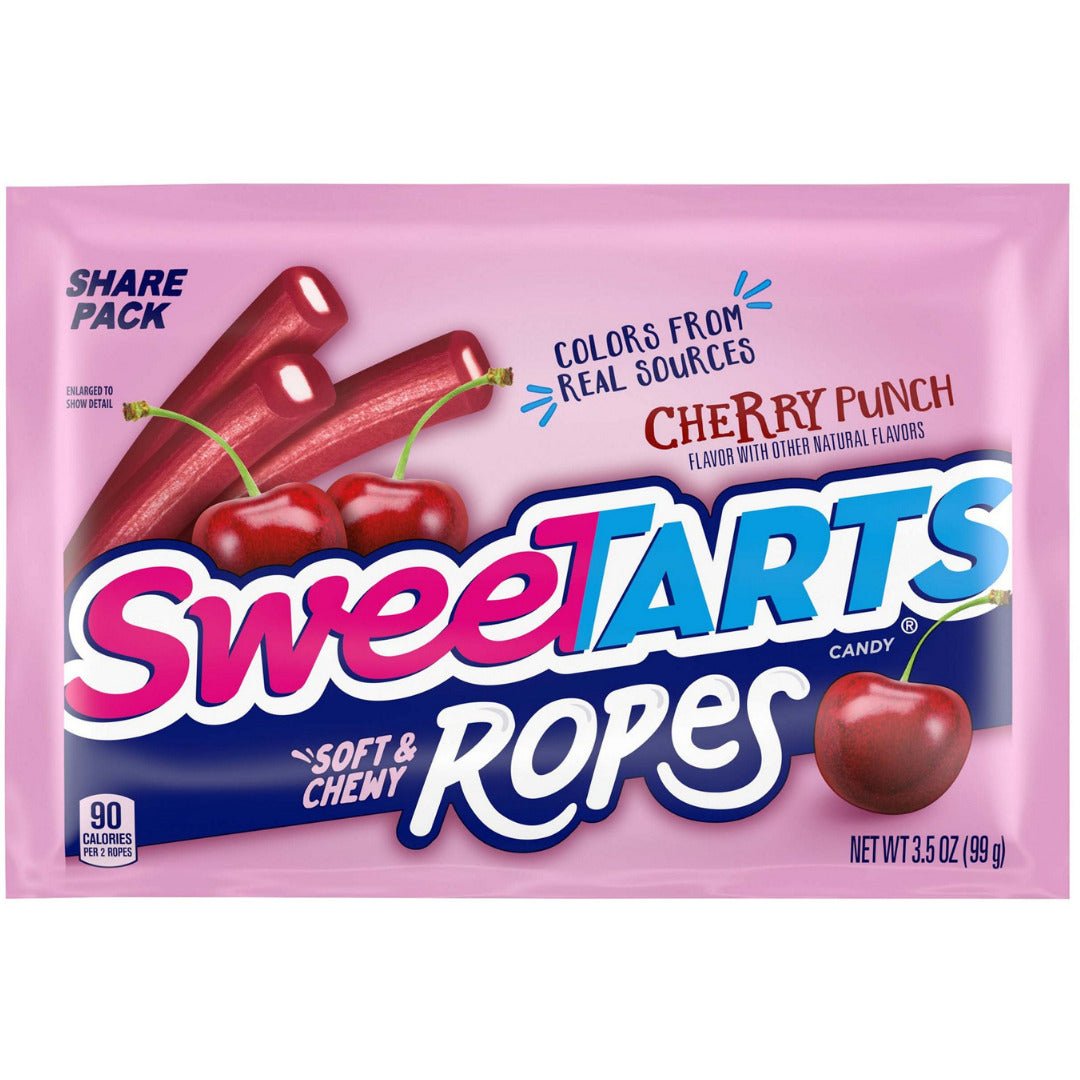 Sweetarts Ropes Soft and Chewy Cherry Punch 99g SoSweet