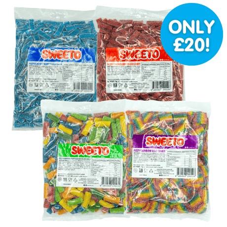Sweeto 4 for £20 Sweet Bags (4 x 1kg bags)