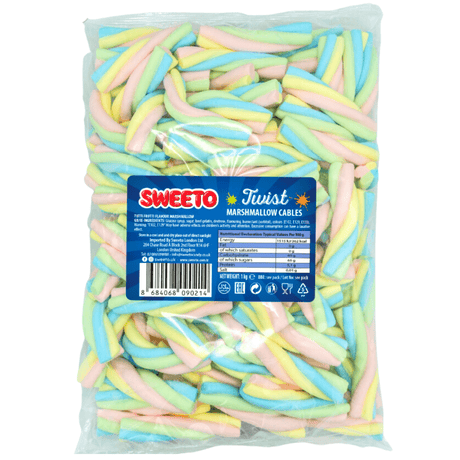 Sweeto Marshmallow Cables (1kg)