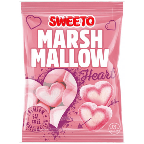 Sweeto Marshmallow Hearts (140g)